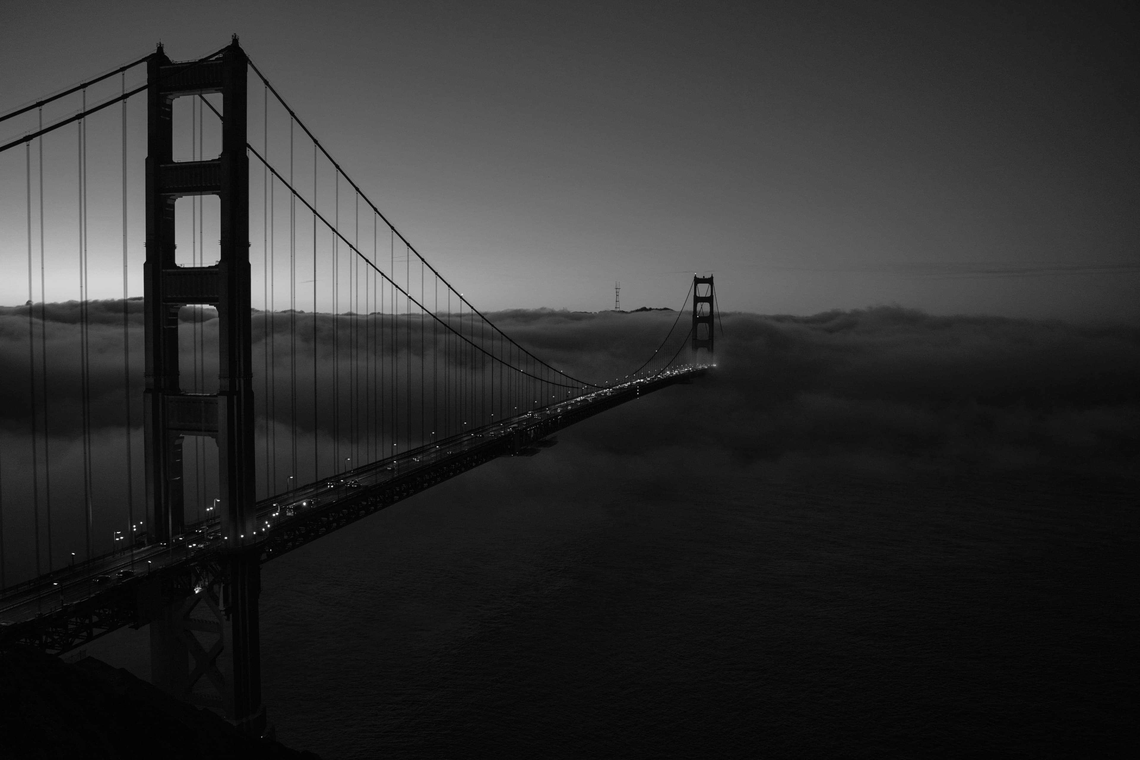 Bridge in evening